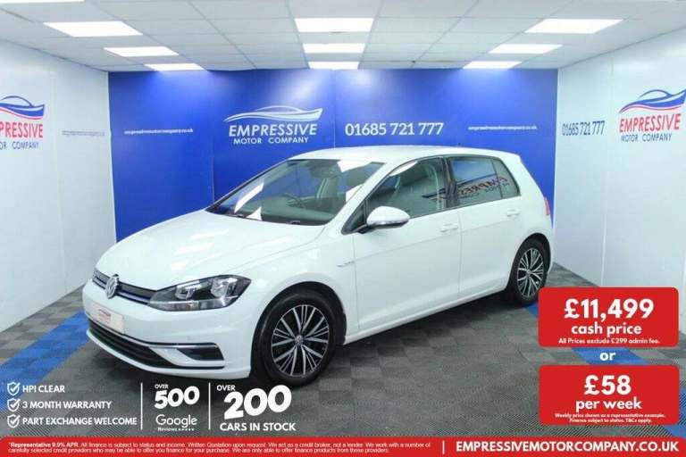 2019 19 VOLKSWAGEN GOLF 1.5 TSI EVO SE NAV HATCHBACK 5DR PETROL MANUAL EURO 6 (S