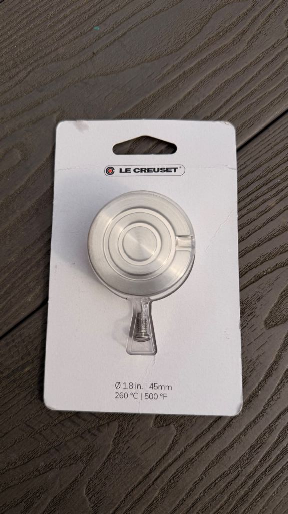 Genuine Le Creuset Cooker Oven Pots & Pans Stainless Steel Lid Handle Knob 45 mm