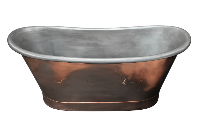 Antique Handcrafted Copper Freestanding Country House Bath