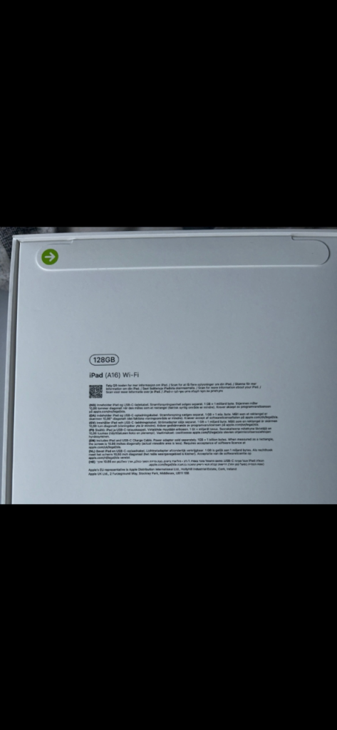 Apple iPad a16 silver brand new sealed 