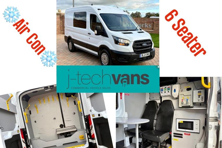 2021 Ford Transit 2.0 EcoBlue L2 H2 Welfare Van ***Crew Van / 6 Seater*** PANEL VAN Diesel Manual