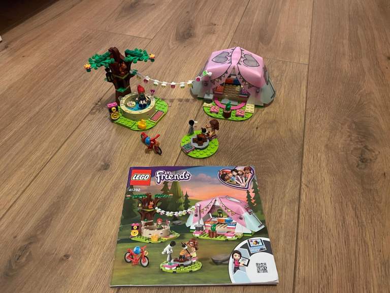 Lego 41392 Friends Nature Galmping Outdoors Adventure Camping Set with Olivia & Mia Mini Dolls