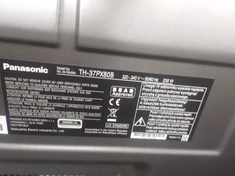 Panasonic viera 47" working perfect