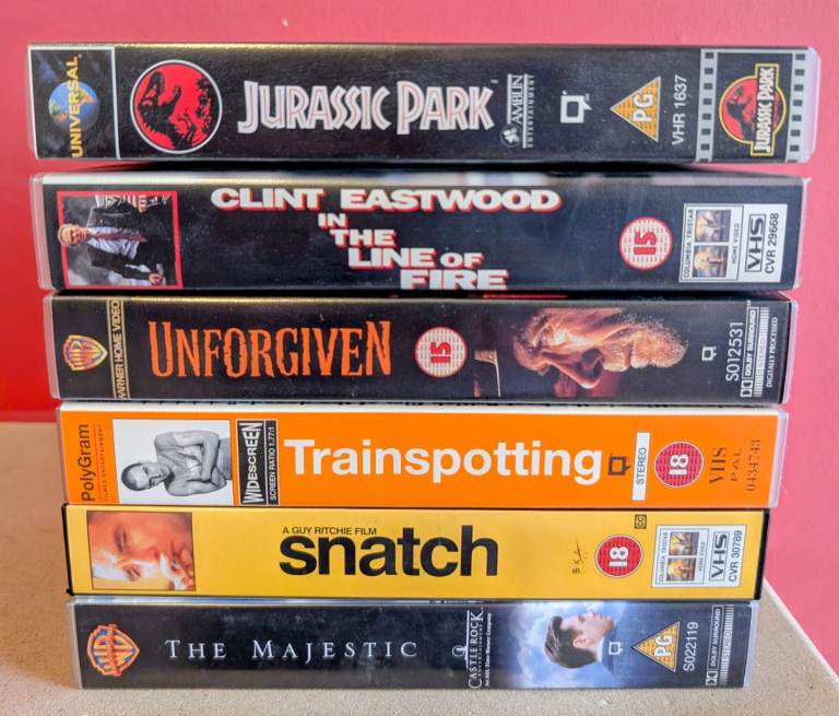 20 x VHS films (action/drama) job lot 