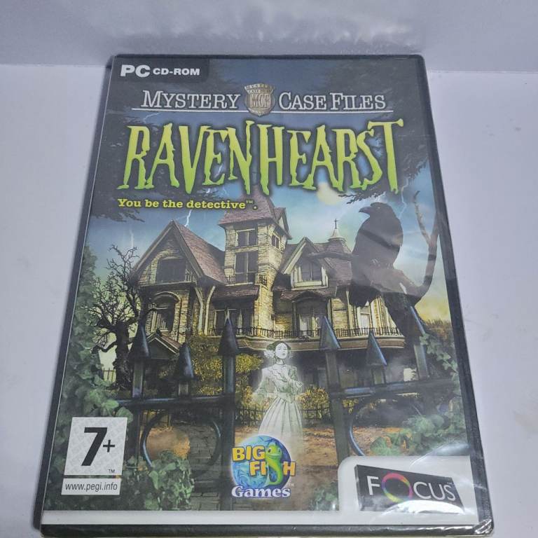 Mystery Case Files: Ravenhearst PC CD ROM Game Windows Xp/ Vista Detective Nes Sealed b2