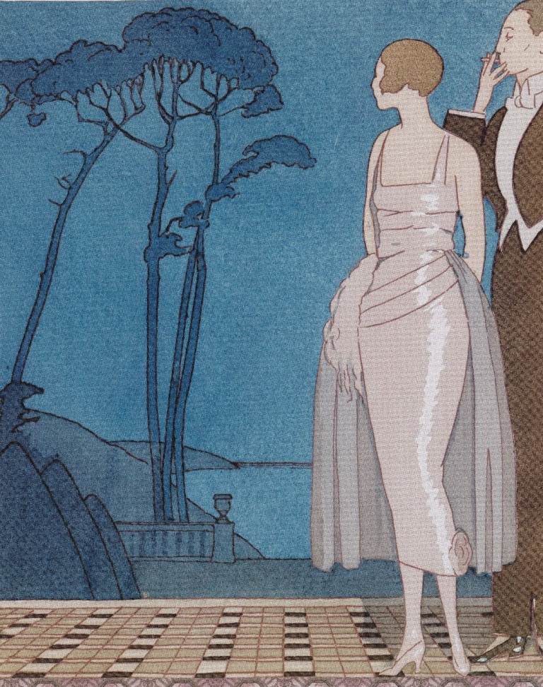 19. A Rare Original Print of an Art Deco Advertisement of the Day Evening Out