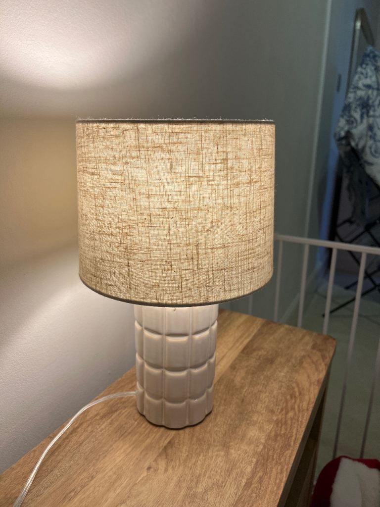 Cream lamp