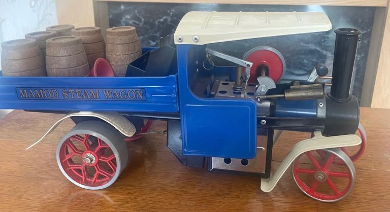 Mamod Steam Wagon – Blue, Good Working Order