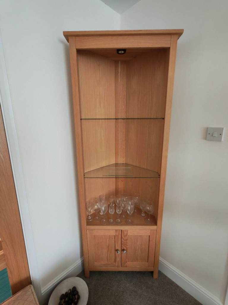 Corndell Nimbus Oak Corner Unit