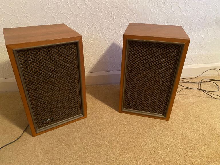 Sony retro 1970’s speakers 