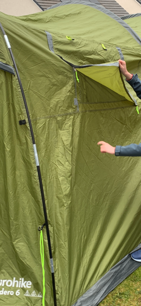 Euro hike 6 man tent +Decathlon Quechua awning