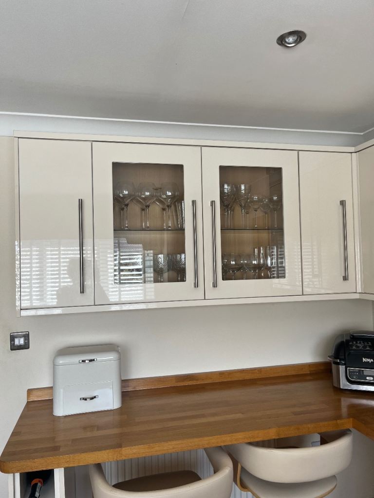(Sold pending collection) Full Kitchen Cabinets, Worktops, Sink, Tap and Hob