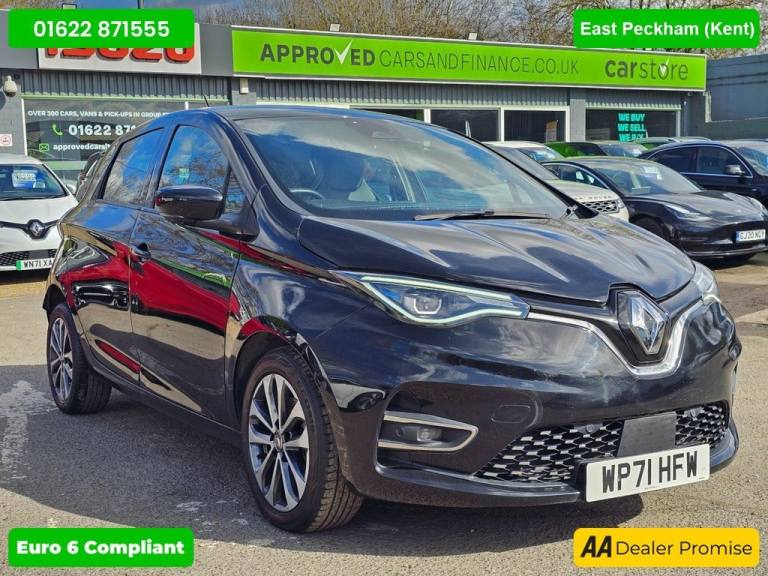 2021 Renault Zoe Black R135 EV50 GT Line Hatchback, 39,533 miles, Rapid Charge Electric Auto Hatc...