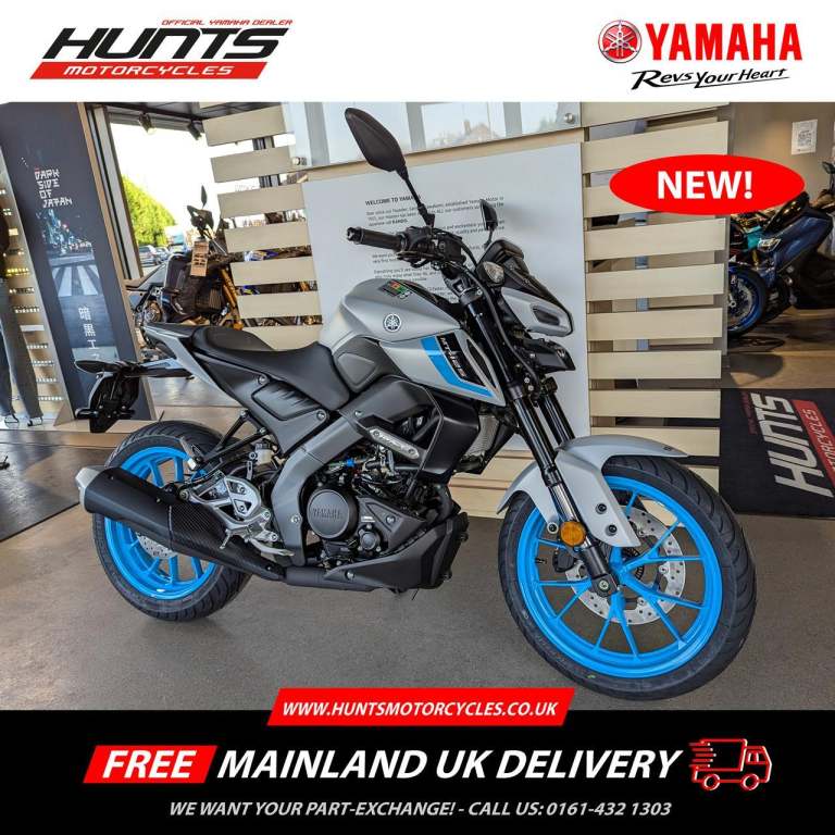 NEW 2025 Yamaha MT-125 ABS. Ice Storm. £5,250 On The Road (NO ADMIN FEES!)