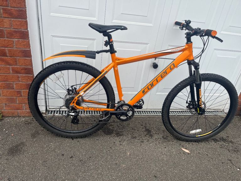 Carrera Mountain Bike – Orange, Good Condition