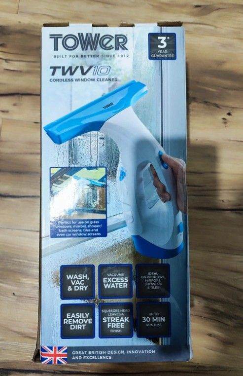 image for Cordless window cleaner (with excess water vaccum facility) in excellent condition