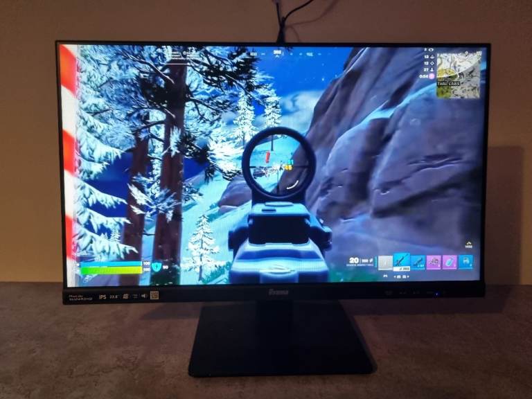 monitor - 24" 75hz inbuild speakers hdmi dp Full HD for gaming pc computer desktop laptop console