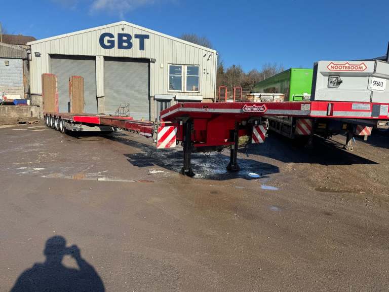 2020 4 axle extending Nooteboom low loader trailer 