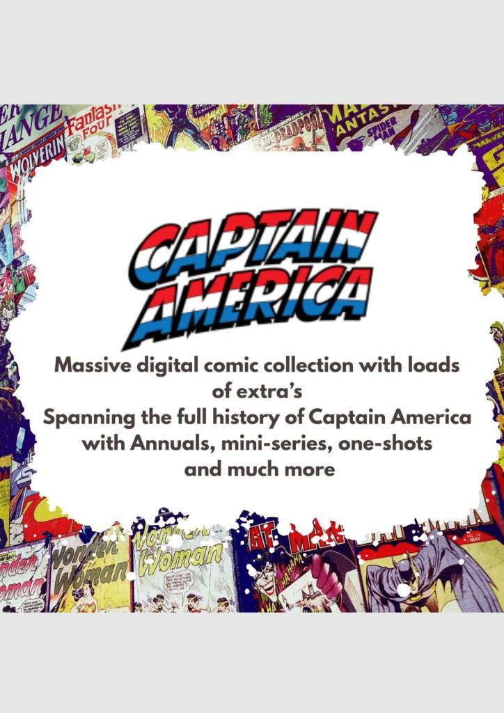 Captain America Digital Comic Collection From Golden Age to Modern Day