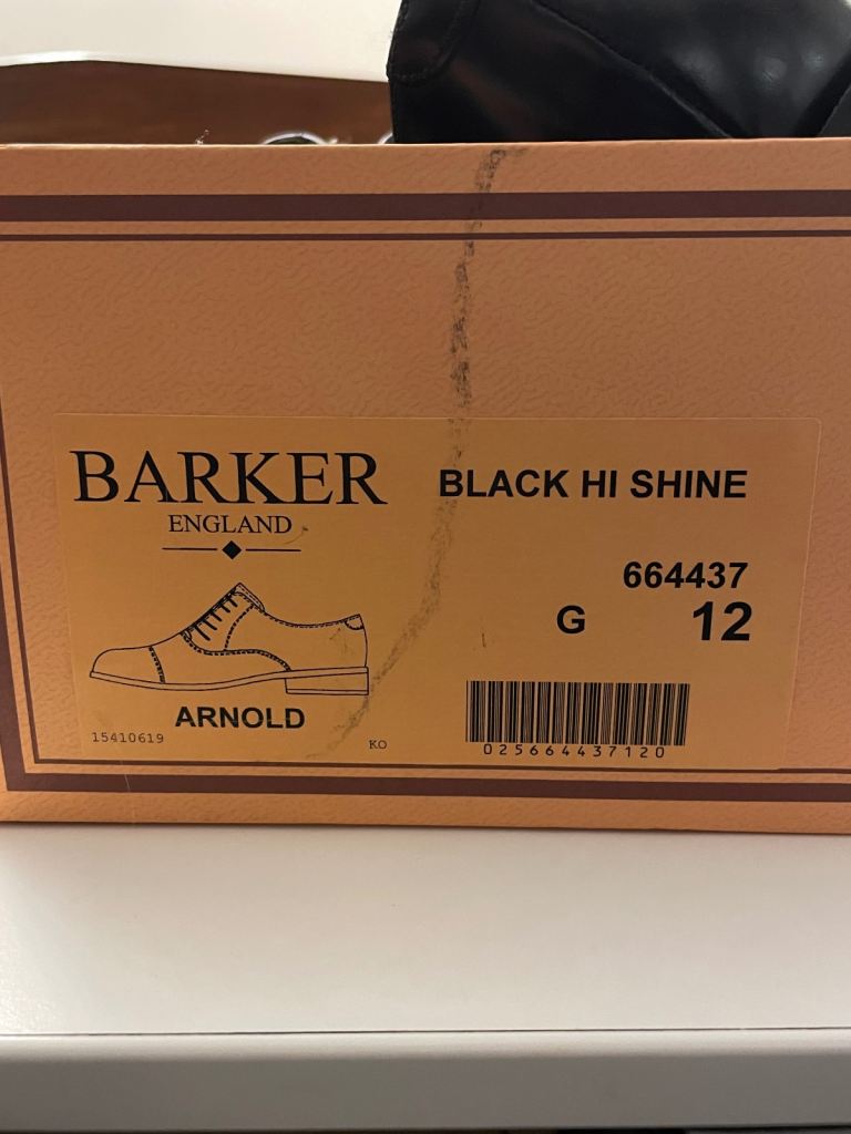 Men’s Barker shoes (black)