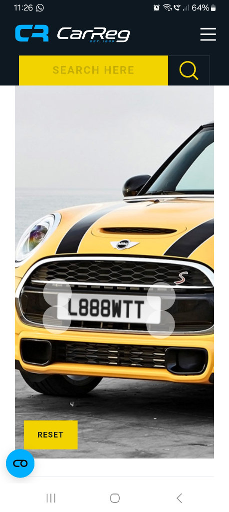 Private Plate L888WTT