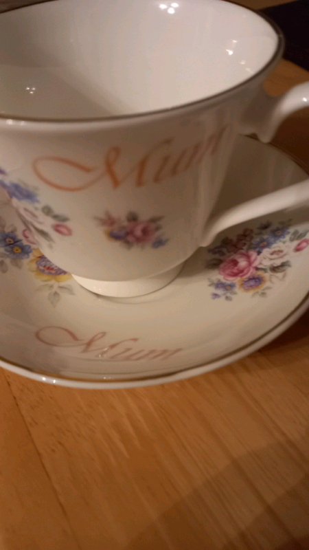 Mum cup and saucer