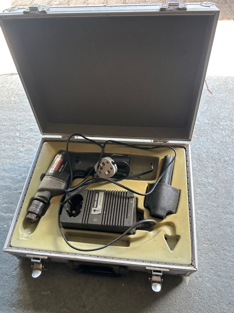 Black & Decker Heavy Duty Industial Drill with Battery Charger