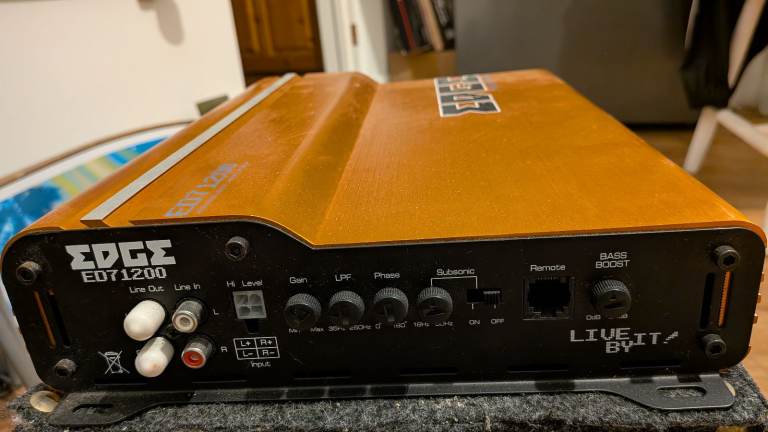 Edge ed71200 monoblock subwoofer amplifier 
