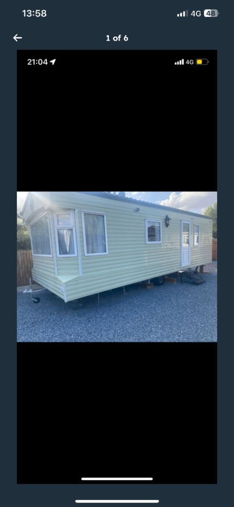 2 bed caravan for rent 