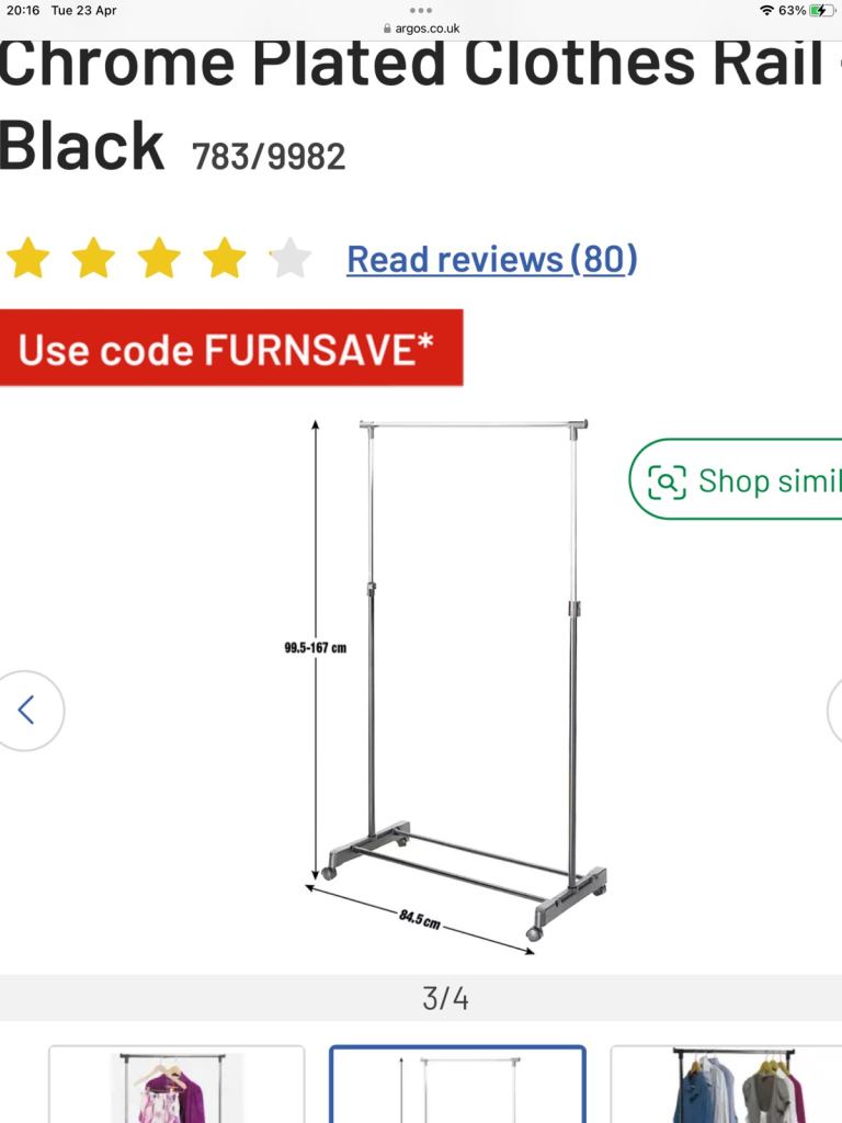 Clothes rail