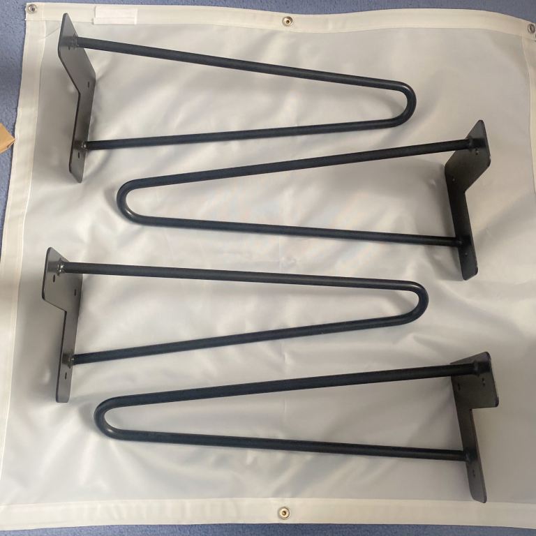 Set of 4 Metal Hairpin Legs (17 inches)