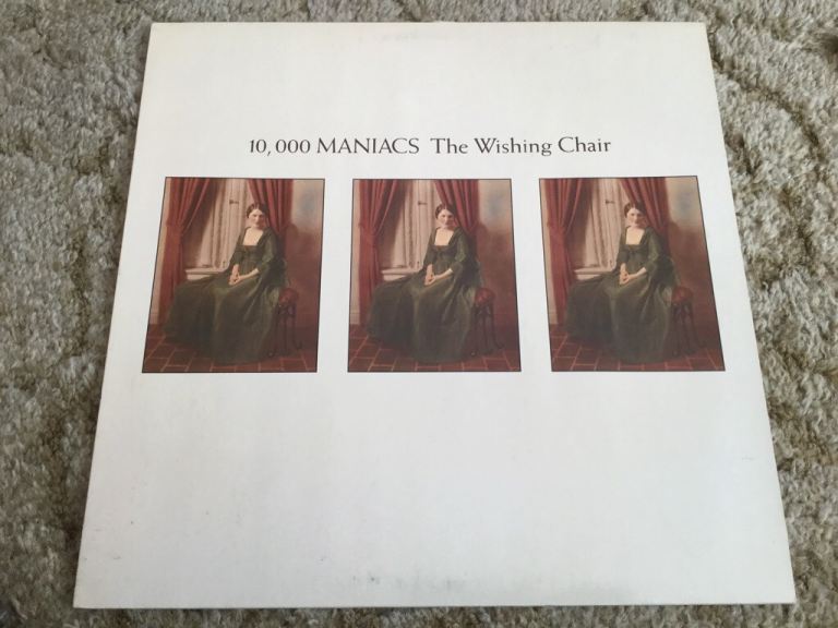 10,000 MANIACS - THE WISHING CHAIR LP  80S FOLK ROCK