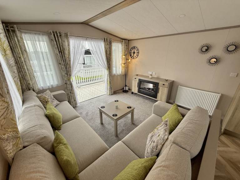 2 bed 2022 Victory Stonewood static caravan for sale at Pentire Coastal Holiday Park, Bude, EX23 9HP