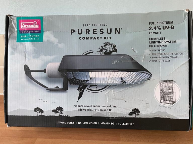 Bird lighting for bird cages