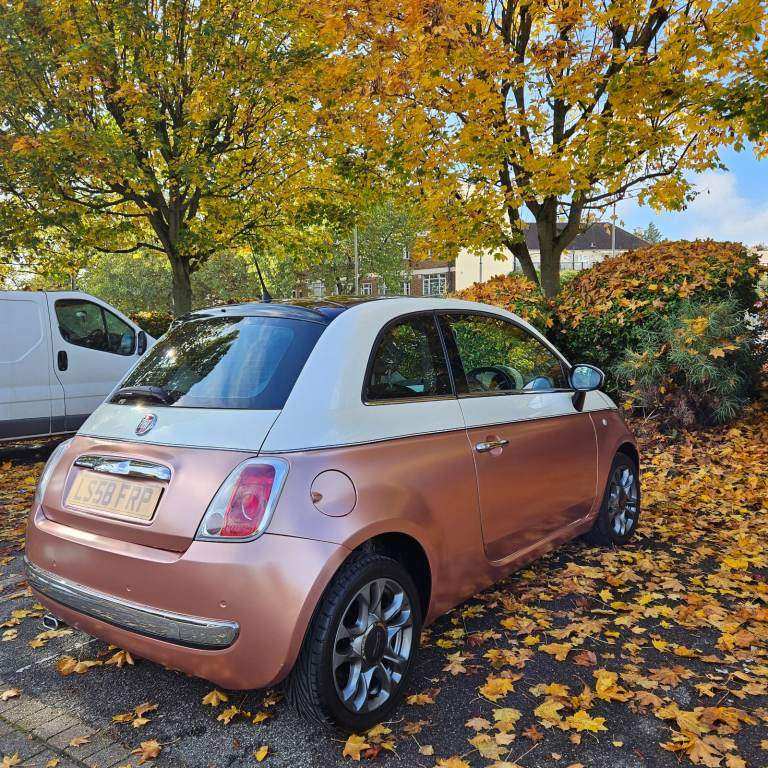 Fiat 500 Automatic Top model Lounge One Family owned from new 49k Miles Ulez Free
