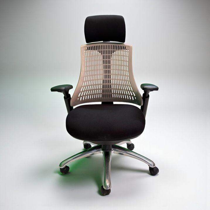Second Hand Office Chair - Black & Cream