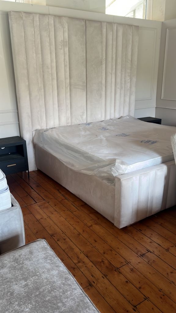 Super king gas lift bed frame 