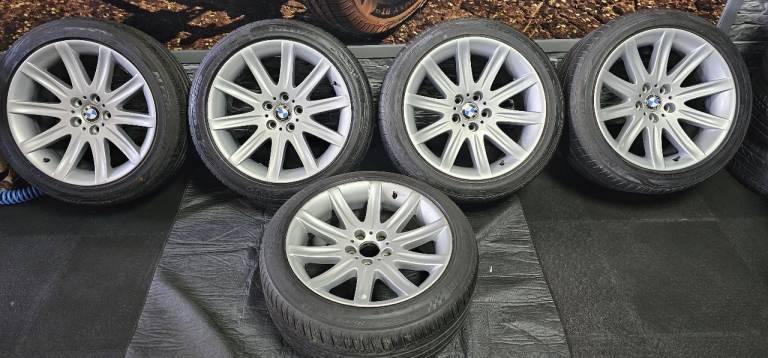 BMW Genuine 19 alloy wheels + 5 x tyres 245 45 19 / 275 40 19
