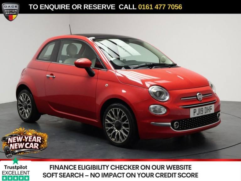 2019 Fiat 500 1.2 Lounge Hatchback 3dr Petrol Manual Euro 6 (s/s) (69 bhp) Hatchback Petrol Manual