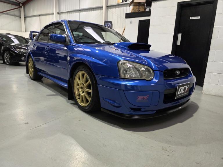 SUBARU IMPREZA WRX STI 2.0L JDM WIDE TRACK TWIN SCROLL Blue Manual Petrol 2004