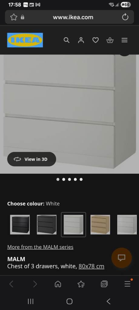 White malm draws