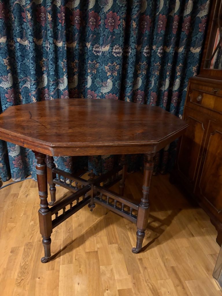 Vintage Hardwood Tea Table