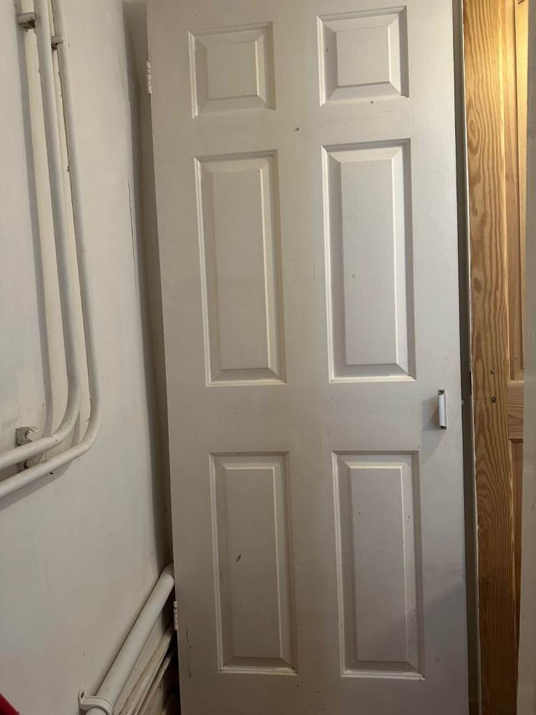 Two White Internal Doors – Good Condition