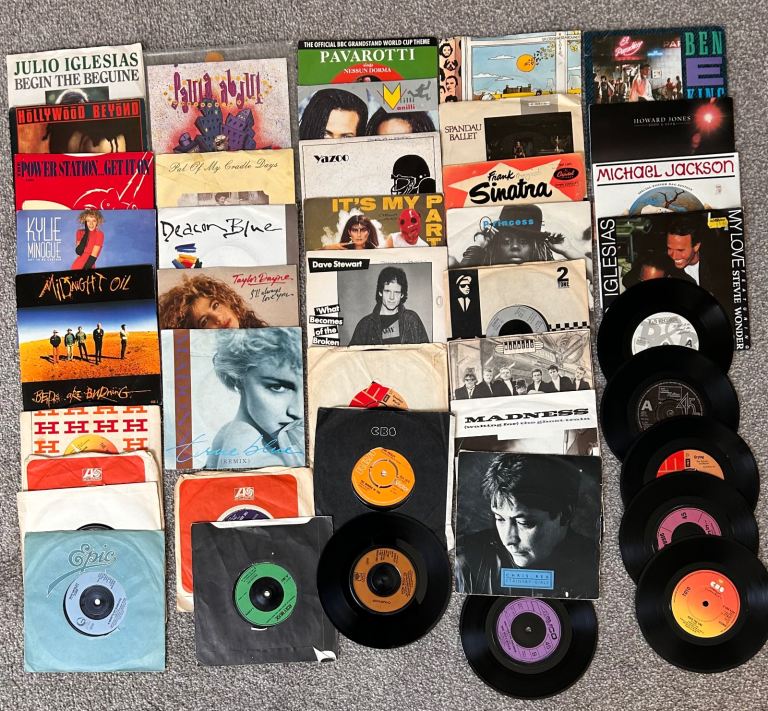 Vinyl singles any 2 for £1