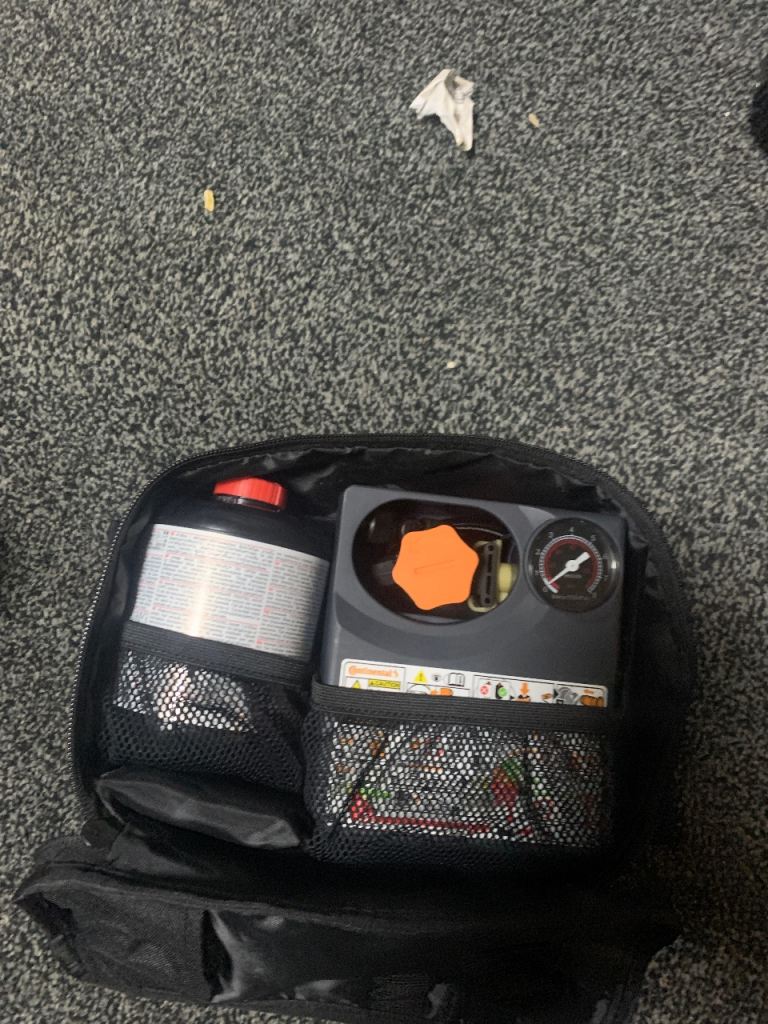 Tyre pressure repair 