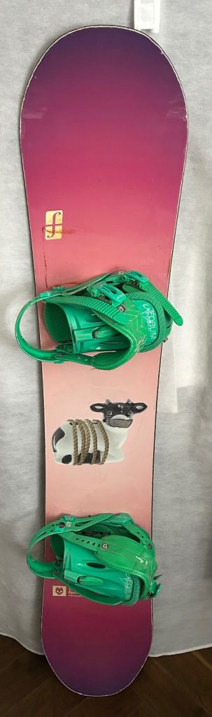 Forum Spinster snowboard 148 Double dog & Keeper bindings