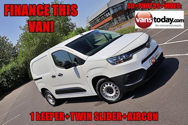 2021 Toyota ProAce 1.5 Proace City Active L1 + Air Con + Twin Slider Panel Van Diesel Manual
