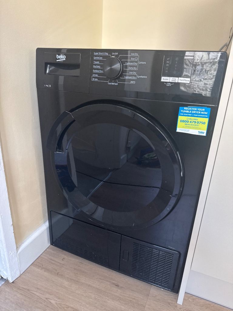 Beko Black Tumble Dryer – Good Condition