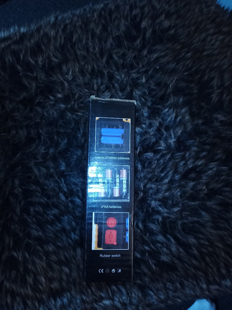 X2 cob work light led X2 18650 batteries included rechargeable new 