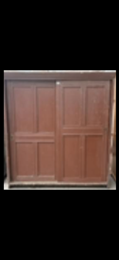 Large Antique  early 1900’s Pitch Pine School Cupboard/ House Keepers/larder